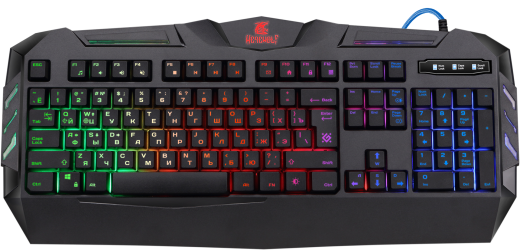 Клавиатура Defender Werewolf GK-120DL, RGB, USB